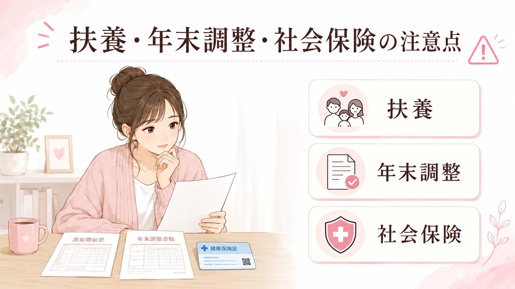 扶養・年末調整・社会保険の注意点