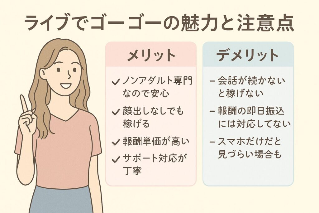 ライブでゴーゴーの魅力と注意点
