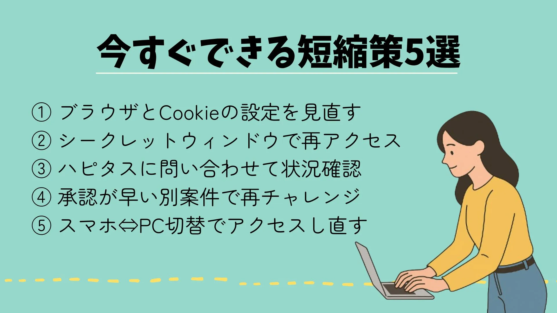 ハピタス　判定中