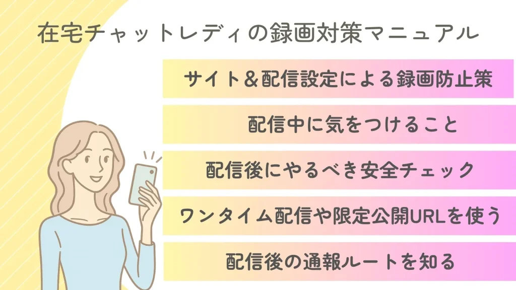 チャットレディの録画対策