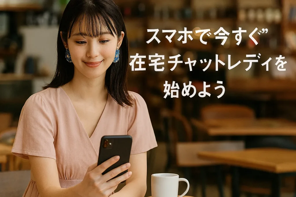 スマホで今すぐ在宅チャットレディをはじめよう