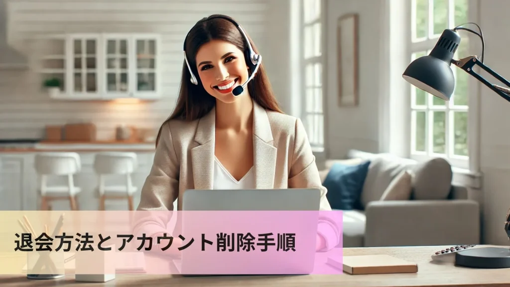 チャットレディの退会方法・削除手順