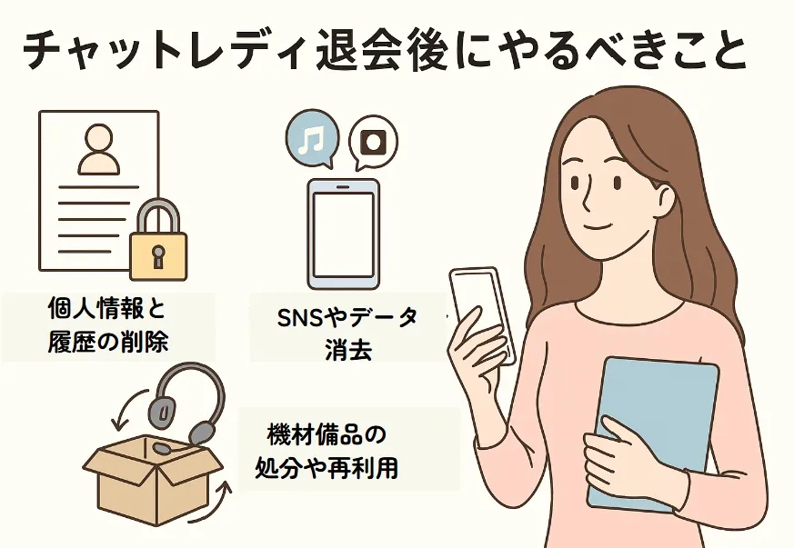 チャットレディの退会後にやること