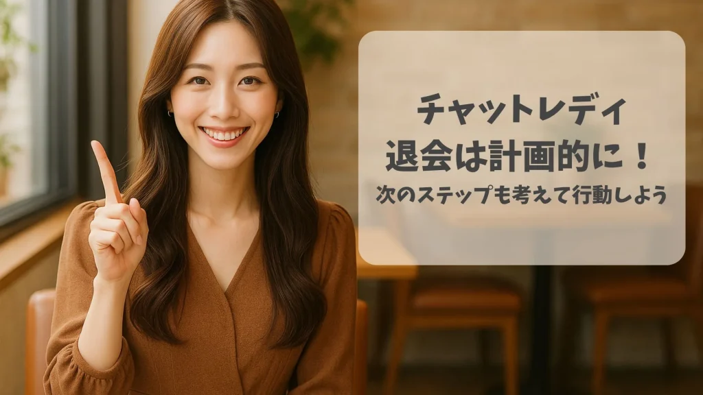 ノンアダルトチャットレディ退会まとめ
