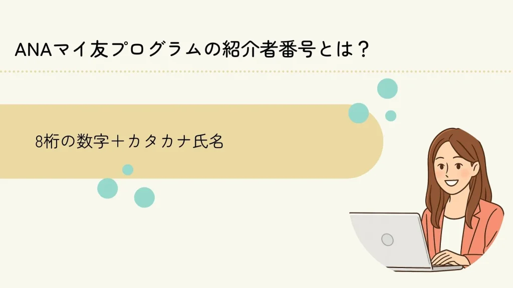 ANAマイ友プログラム紹介番号入力画面｜番号とカタカナ氏名を入力する手順