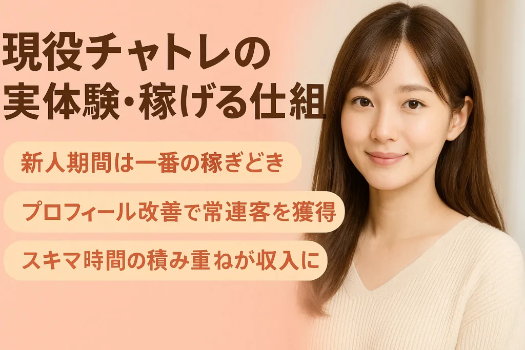 現役チャットレディの実体験・稼げる仕組み