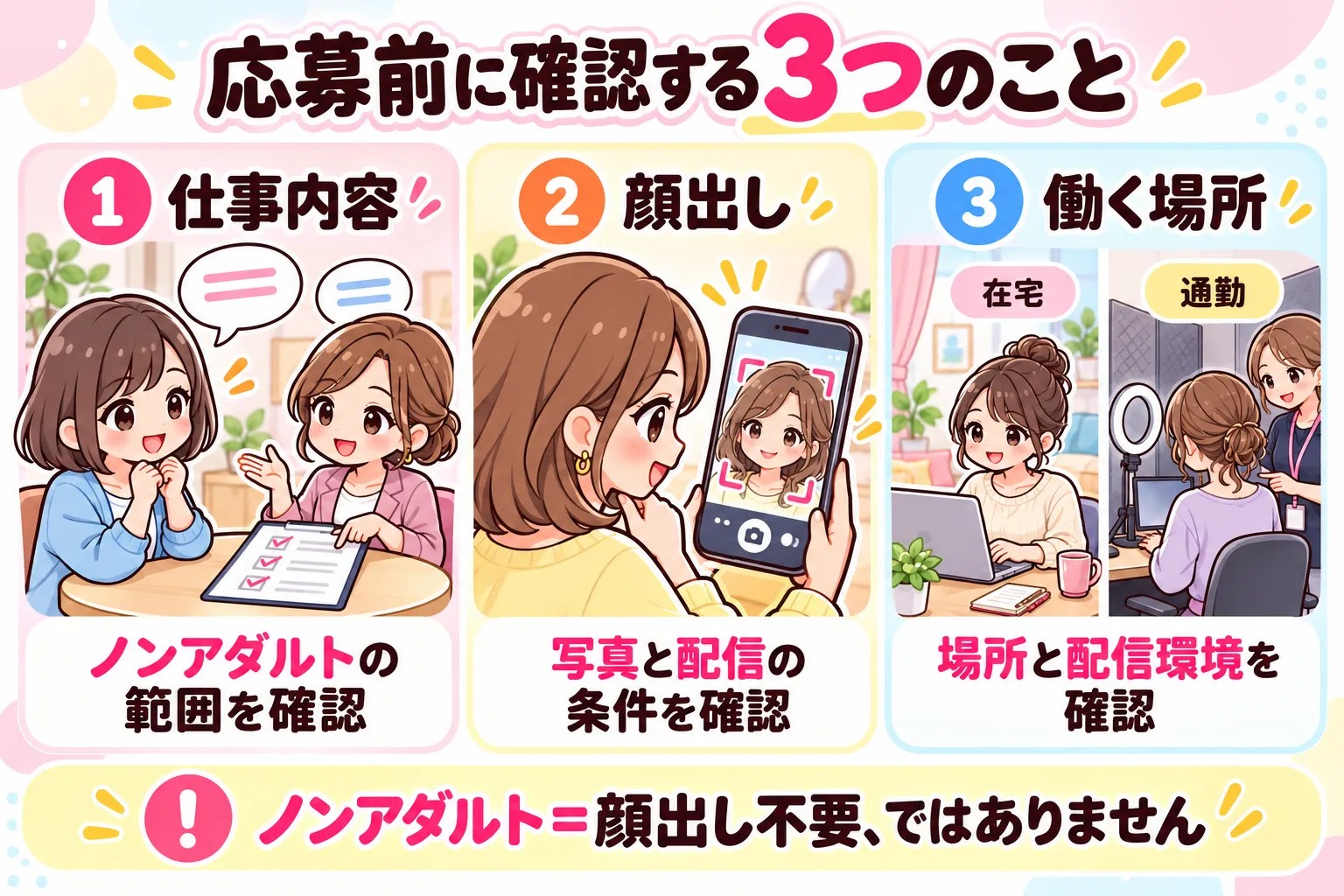 ノンアダルトチャットレディとは？仕事内容と働く仕組み