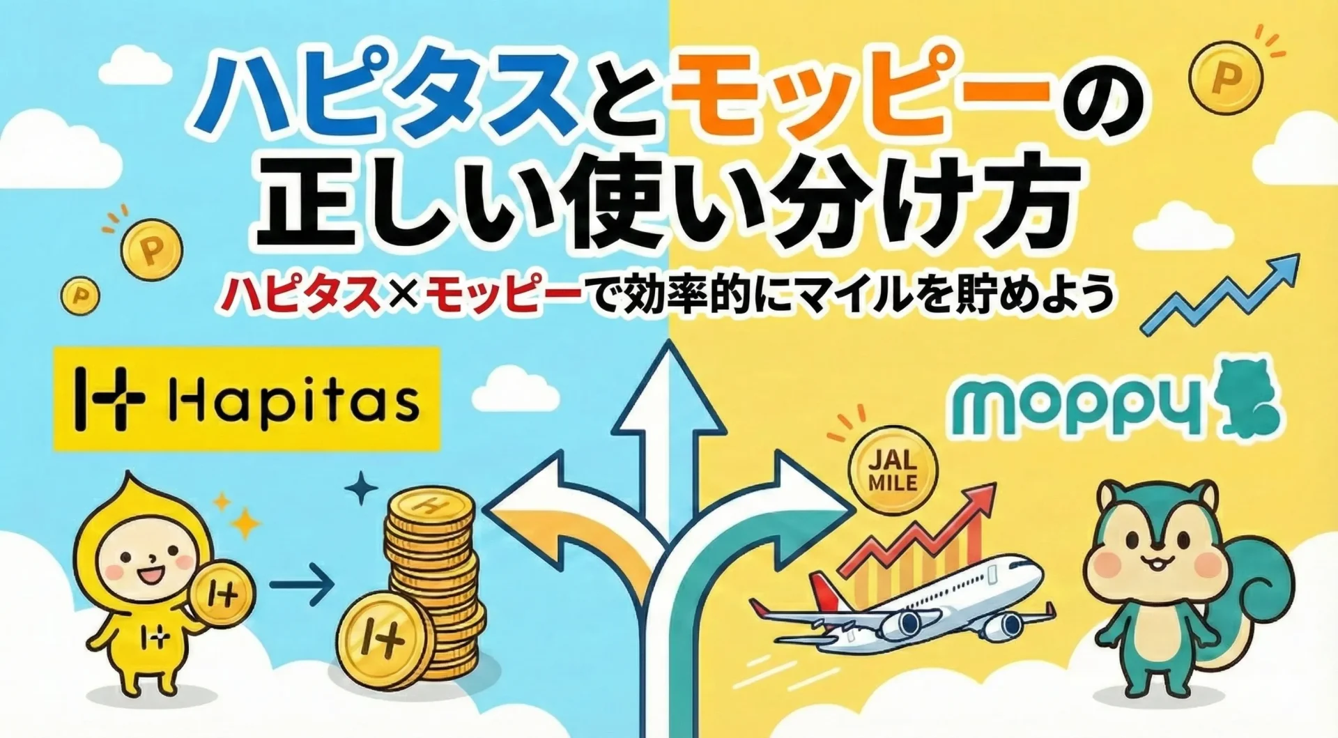 2026最新比較｜ハピタスとモッピーどっちが正解？5年併用して「ハピタスを軸」にすべき理由