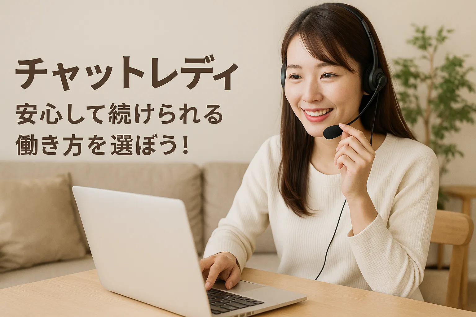 チャットレディ　安心し続けられる働き方を選ぼう
