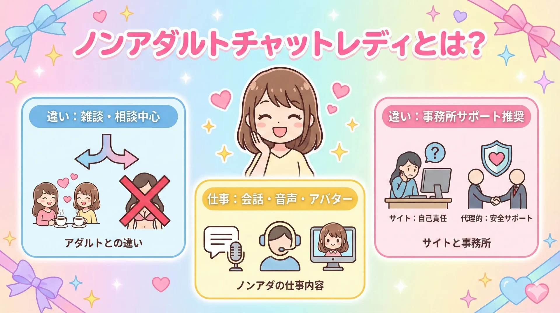 ノンアダルトチャットレディとは?