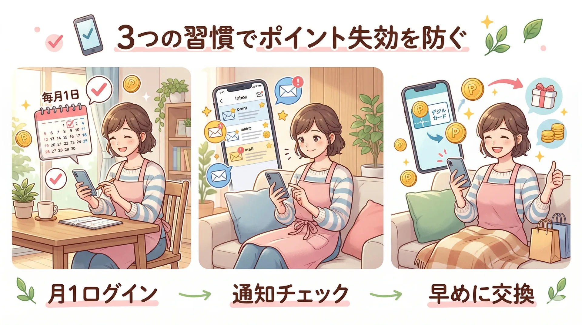 ポイントインカムポイント失効を防ぐための「3つの鉄壁習慣」